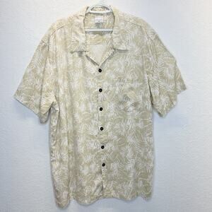 Click By Color Me Cotton Mens Tropical Print Shirt Size XL, Hawaiian, summer